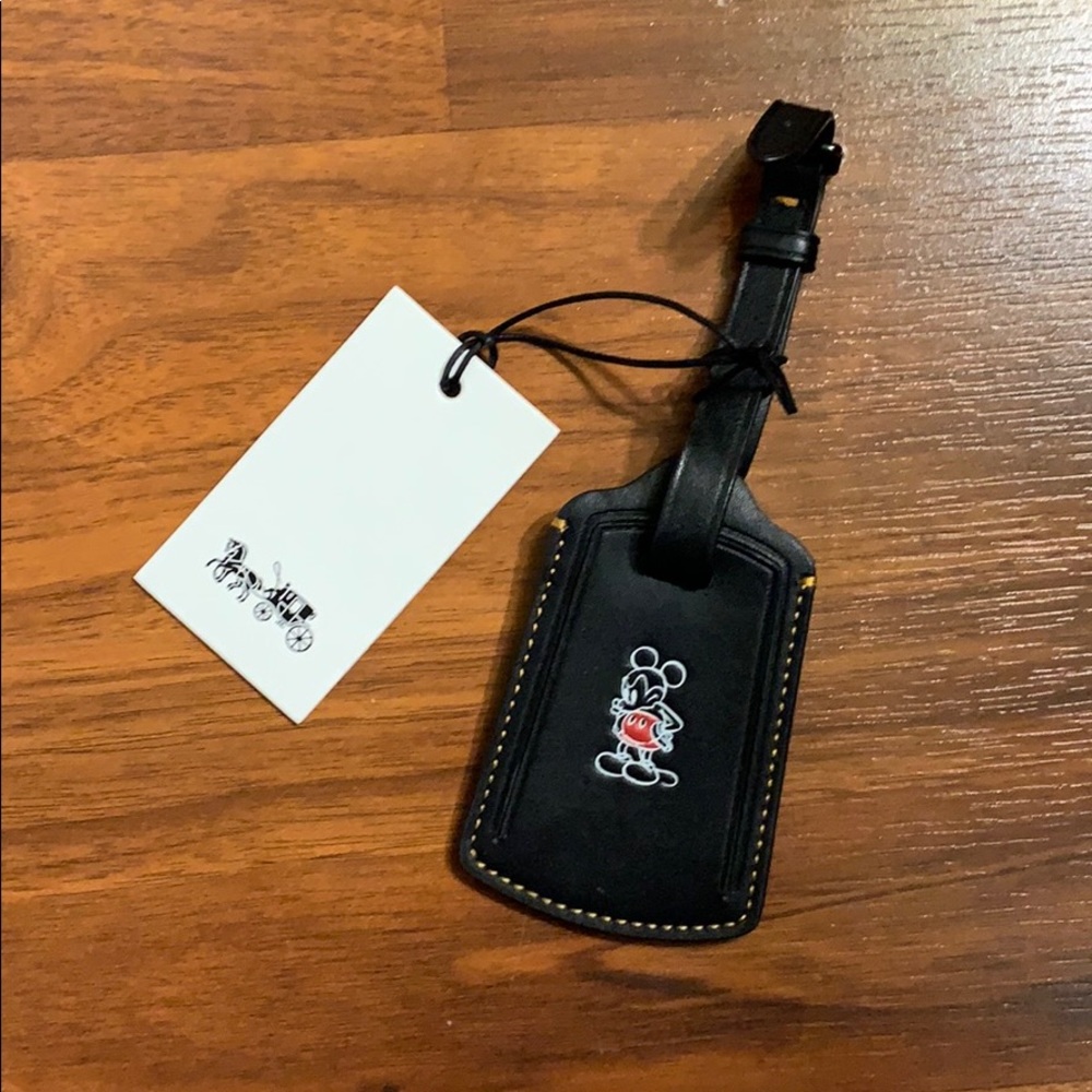 Coach x Disney Luggage tag